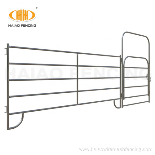 Round steel tube livestock horse corral fence panels